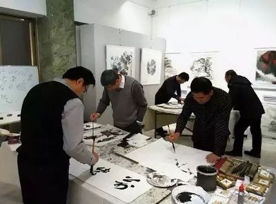 唐山文藝示范創(chuàng)作基地授牌，書畫院與企業(yè)形象策劃深度融合